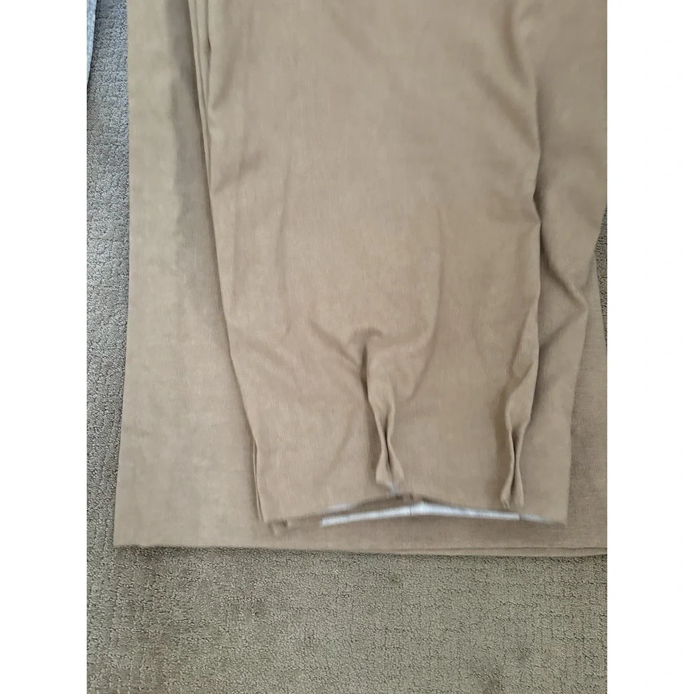 2 Pinch Pleat Drapes 11 pleats brown tan 64